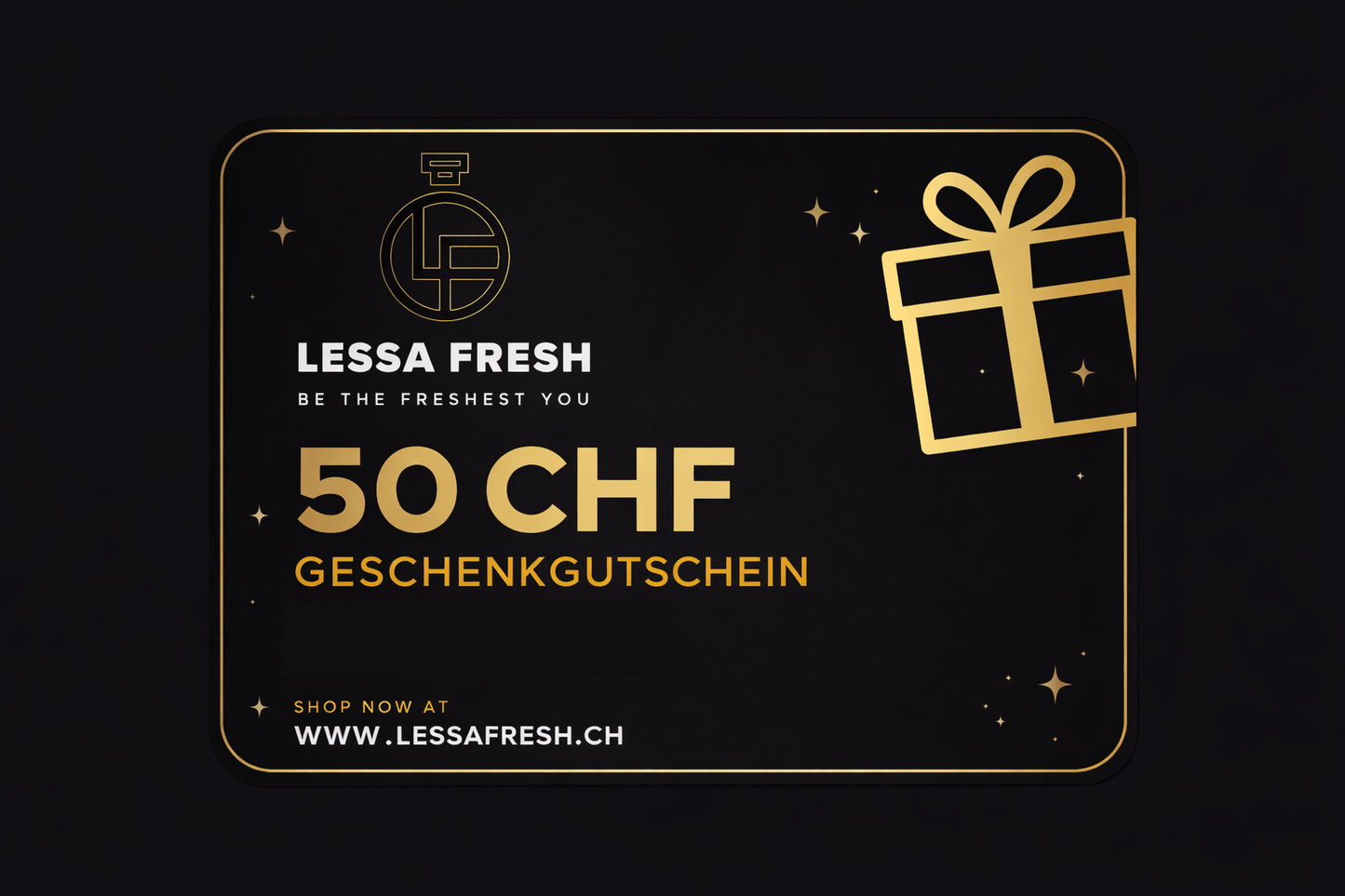 LESSA FRESH Geschenkgutschein | Digitaler Gutschein