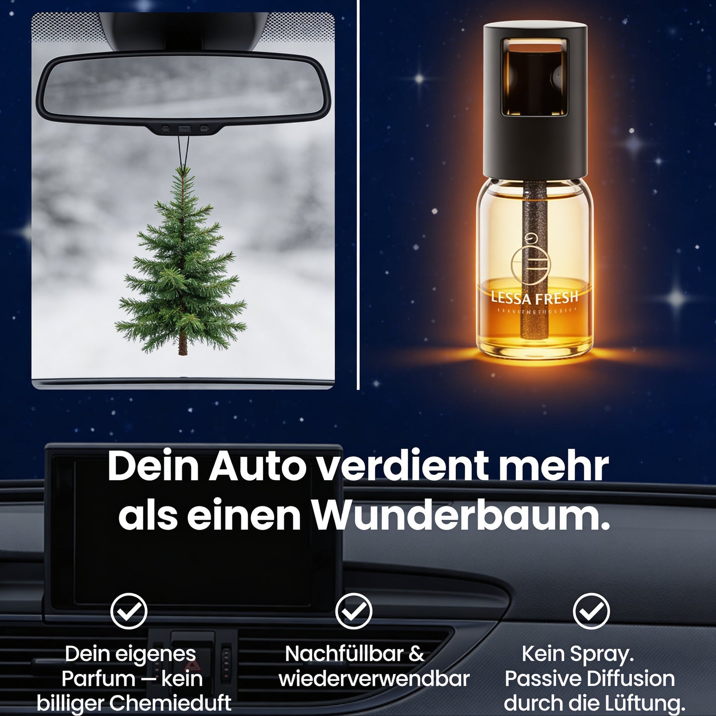 Lessa Fresh - Dein Parfum. Jetzt im Auto.